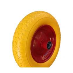 Колесо в зборі 3.50-8 до тачки з Пінополіуретану ВС Польща під вісь 20 мм