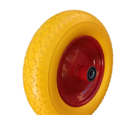 Колесо в зборі 3.50-8 до тачки з Пінополіуретану ВС Польща під вісь 20 мм