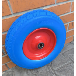 Колесо на тачку 4.80/4.00-8 пінополіуретанове під вісь 20 мм