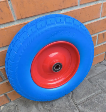 Колесо на тачку 4.80/4.00-8 пінополіуретанове під вісь 20 мм