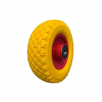 Колесо 2.50-4 Пінополіуретанове в зборі на тачку під вісь 20 мм