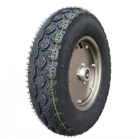 Колесо в зборі 4.00-10 до будівельної тачки Compass під вісь 17 мм та 20 мм