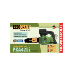 Акумуляторна ланцюгова пила Procraft PKA42Li (з 1 4А/Ч АКБ і ЗП)