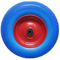 Колесо на тачку 4.80/4.00-8 пінополіуретанове під вісь 20 мм