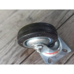 Колесо поворотне 75 мм без тормоза на мобільні стенди вітрини тумби