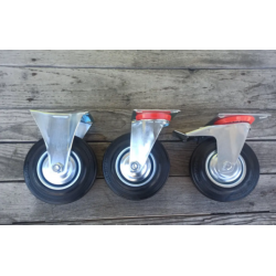 Колесо поворотне 125 мм без тормоза на мобільні стенди перевізне обладнання