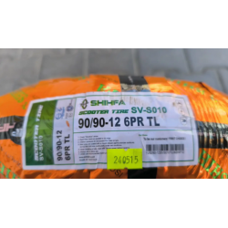 Покришка 90.90-12 SHiH-FA SV-S-010 безкамерка на скутер Ямаха Сузукі Хонда