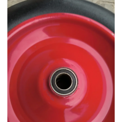Колесо безкамерне гусматік 300 мм під вісь 20 мм в зборі для візків Аслан 