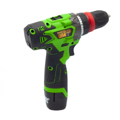 Шуруповерт Procraft Industrial PA-12DFR в кейсі з 2 акумуляторами