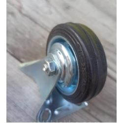 Колесо промислове глухе 75 мм на мобільні стенди вітрини тумби