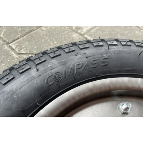 Колесо в зборі 3.50-10 до тачки під 17/20мм вісь Compass 224 кг
