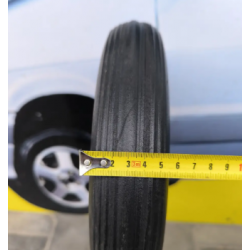 Колесо безкамерне гусматік 300 мм під вісь 20 мм в зборі для візків Аслан 