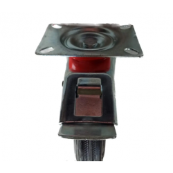 Колесо поворотне з гальмом 125 мм на мобільні стенди перевізне обладнання