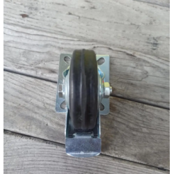 Колесо поворотне 75 мм з гальмом на мобільні стенди перевізне обладнання