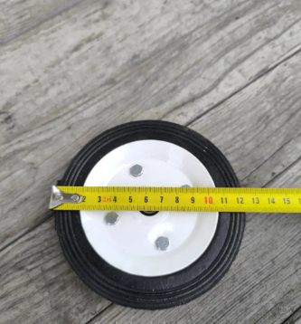 Колесо 120/8 на кравчучку під вісь на 8 мм