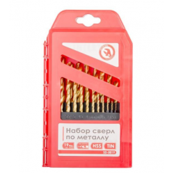 Набір свердел по металу INTERTOOL SD-0019 HSS