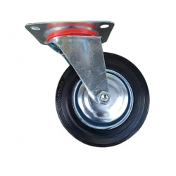 Колесо поворотне без гальма 160 мм на мобільні стенди