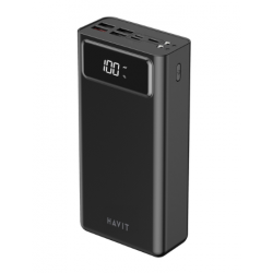 Повербанк 40000mAh HAVIT PB56 PD18W+QC3.0 Black 