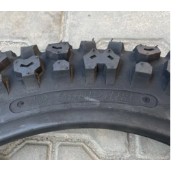 Скат з камерою 3.50-18 на мотоцикл Іж KI-914 шипована Кросова