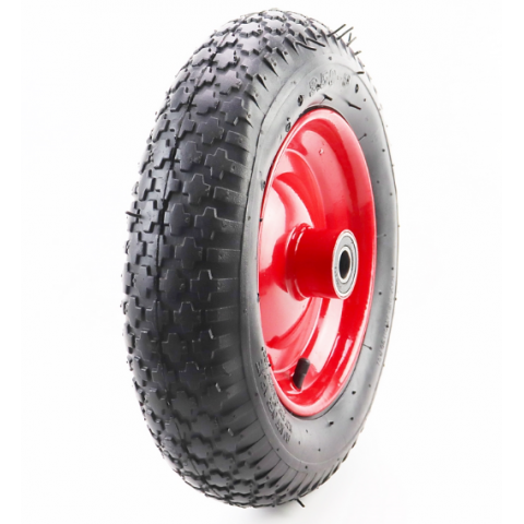 Колесо в зборі 3.50-8 до тачки ВС Польща 6PR під вісь 20 мм