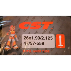 Велосипедна камера 26х1.90/2.125 CST вентиль AV 35 мм 