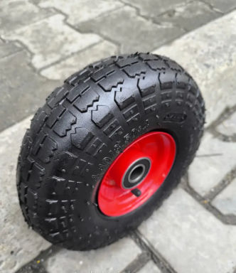 Колесо до тачки 4.10/3.50-4 під вісь 20 мм Пневматичне