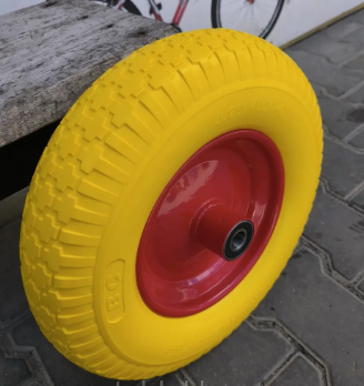 Колесо в зборі 4.80/4.00-8 до тачки з пінополіуретану фірми ВС Польща  