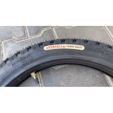 Покришка 2.75-17 з камерою PF 335 Тайвань шипована до мотоцикла