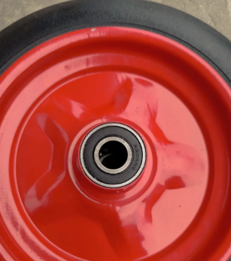 Колесо в зборі Лите 300 мм вісь 20 мм до тачки безкамерне гусматік