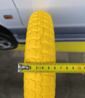 Колесо в зборі 3.25/3.00-8  до тачки з пінополіуретану під вісь 16 мм