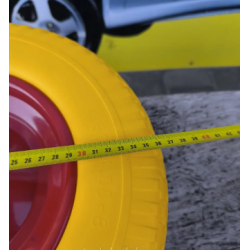 Колесо на тачку 3.50-8 з пінополіуретану під вісь 16 мм