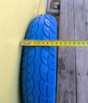 Колесо на тачку 4.80/4.00-8 пінополіуретанове під вісь 20 мм