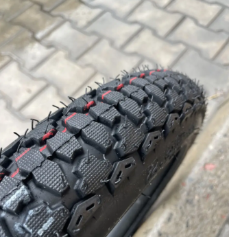 Покришка 2.50-17 з камерою Тайвань SC-335 шипована на мотоцикл Альфа Дельта