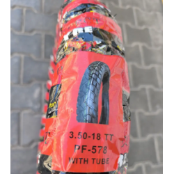 Покришка з камерою 3.50-18 Тайвань 6 PR SC-TYRE до мотоцикла Иж