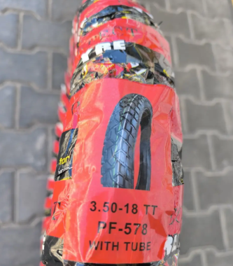 Покришка з камерою 3.50-18 Тайвань 6 PR SC-TYRE до мотоцикла Иж