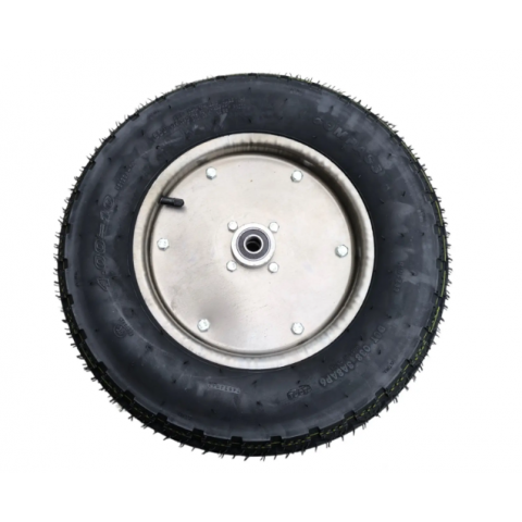 Колесо в зборі 4.00-10 до будівельної тачки Compass під вісь 17 мм та 20 мм