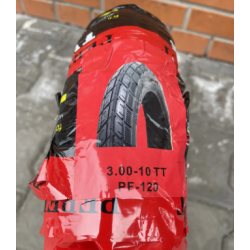 Покришка з камерою 3.00-10 Тайвань PF-120 на скутер Хонда Ямаха 