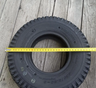 Колесо в зборі 4.10/3.50-6 Deli Tire Індонезія під вісь 20 мм до тачки