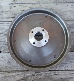 Диск 4.00-10 до будівельної тачки з двох частин