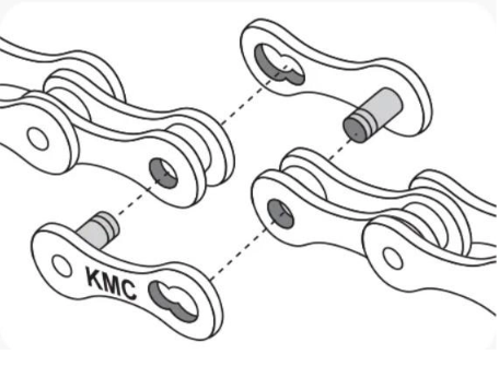 Замок (З'єднання) KMC для ланцюга на гірський велосипед