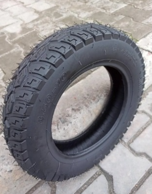 Шина 3.50-10 на скутер безкамерка шипована