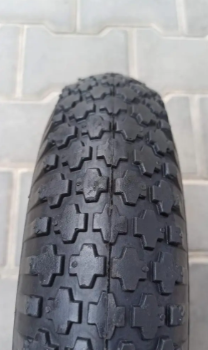 Резина 3.50-8  з камерою до садової та будвельної тачки 