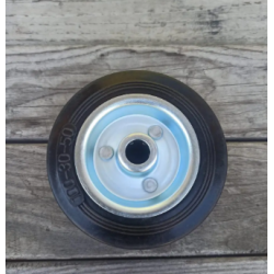 Колесо поворотне 100 мм без гальма на мобільні стенди вітрини тумби