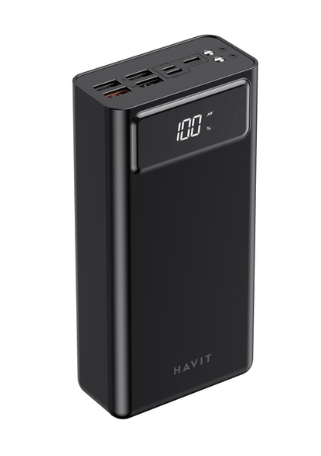 Повербанк 40000mAh HAVIT PB56 PD18W+QC3.0 Black 