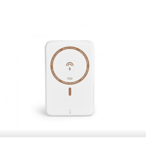 Повербанк з бездротовою зарядкою 10000mAh VIDEX VPB-331 PD20W Білий