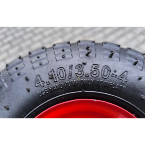 Колесо до тачки 4.10/3.50-4 під вісь 20 мм Пневматичне