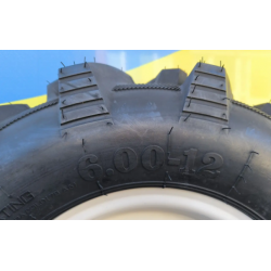 Колесо на мотоблок 6.00-12 в зборі RALCO Індія 8-PR під мотоблочну ступицю