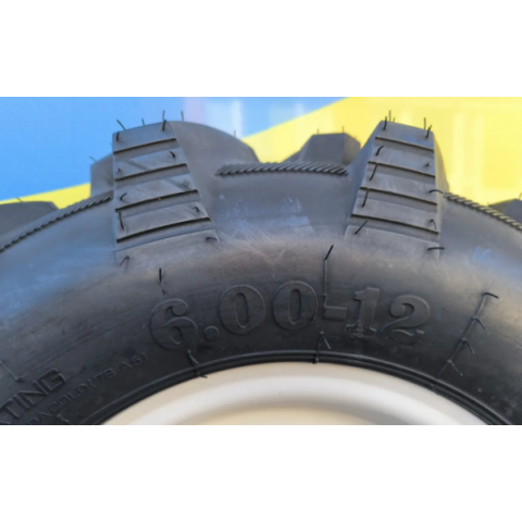 Колесо на мотоблок 6.00-12 в зборі RALCO Індія 8-PR під мотоблочну ступицю