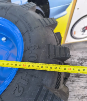 Колесо в зборі 6.00-12 до мотоблока RALCO ІНДІЯ під жигулівську ступицю 