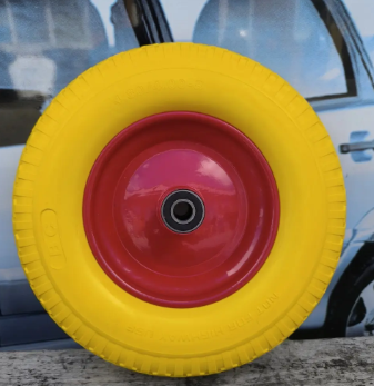 Колесо в зборі 4.80/4.00-8 до тачки з пінополіуретану фірми ВС Польща  